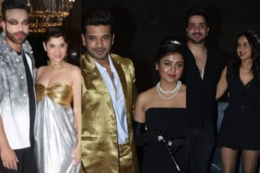 Karan Kundraa, Tejasswi Prakash, Ankita Lokhande, Jasmin Bhasin and Aly Goni At Halloween Party.