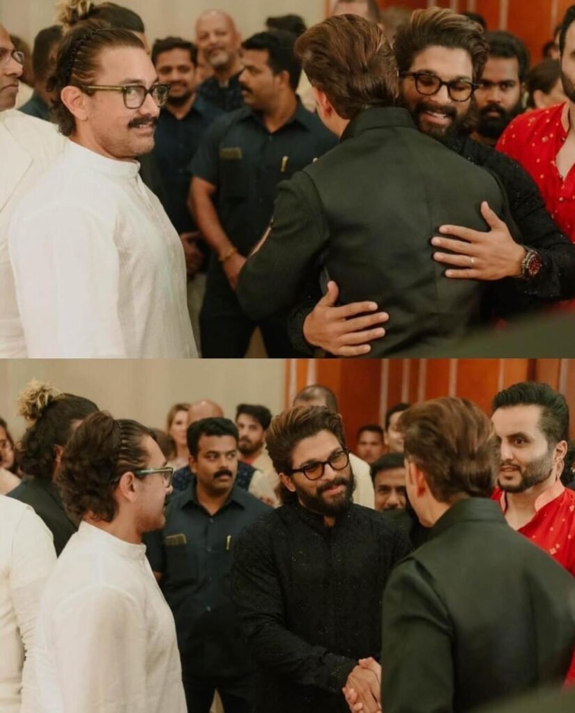 Aamir, Hrithik, Allu Arjun at Madhu Mantena and Ira Trivedi's wedding reception.