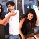 Priyanka celebrating her birthday with Ankit Gupta