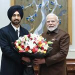 Diljit Dosanjh meets PM Narendra Modi