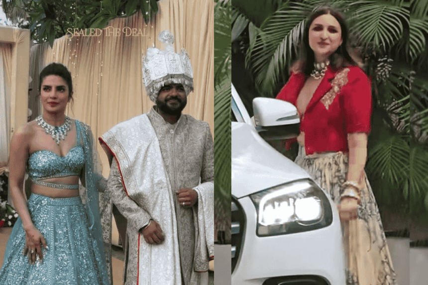 Priyanka Chopra Dances Heart out at the Baraat of Siddharth Chopra ; Parineeti Chopra also attended the wedding