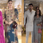 Karisma Kapoor, Kareena Kapoor, Ranbir Kapoor and Alia Bhatt slayed the Mehendi Celebration of Aadar Jain and Alekha Advani