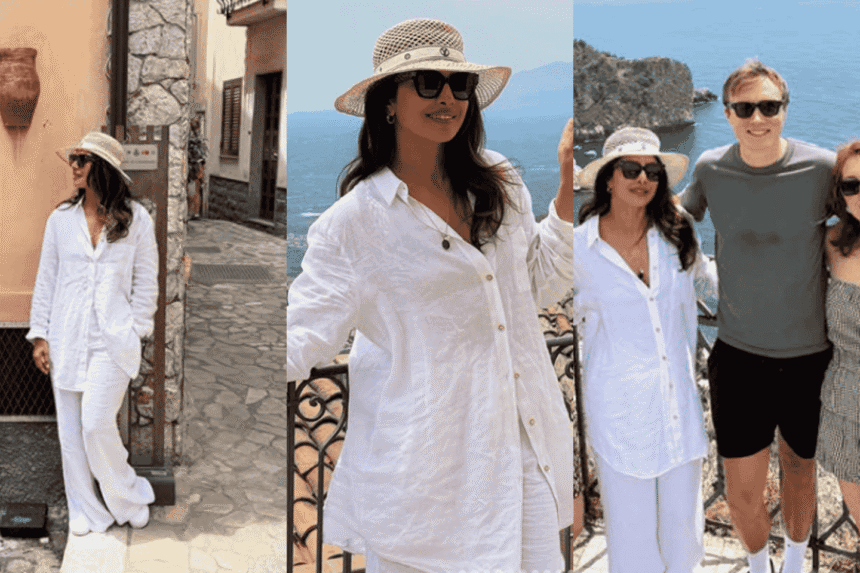 Priyanka Chopra's Taormina Getaway: Sun, Food, and Joyful Vibes – See Pics