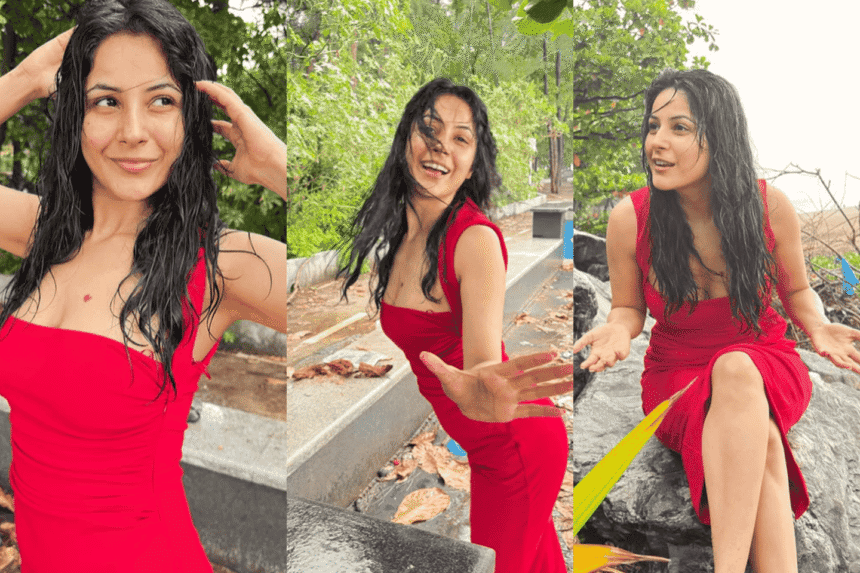 Shehnaaz Gill shared Monsoon Moments in Goa Win Hearts Online