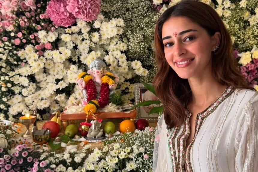 Ananya Panday's Ganesh Chaturthi Celebration