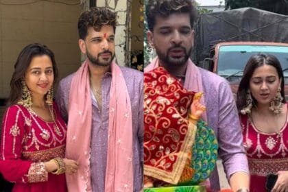 Karan and Tejasswi's Ganesh Chaturthi Celebration