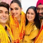 Deepika And Ranveer's Ganapati Darshan At Antilia