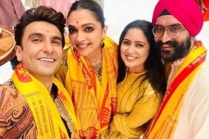 Deepika And Ranveer's Ganapati Darshan At Antilia