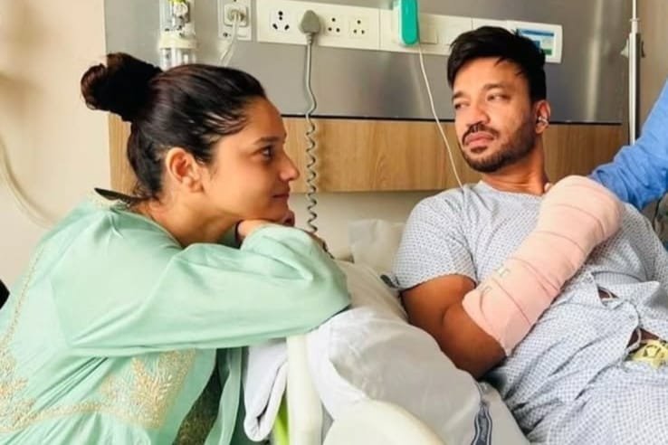 Ankita Lokhande’s Husband Vicky Jain Injured
