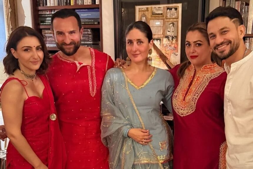 Soha Ali Khan Diwali Celebrations